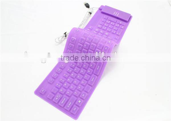 Waterproof foldable silicon keyboard, custom silicon keyboard, silicon keyboard