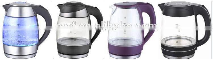 1.8 liter Pyrex Clear Glass Electric Kettle