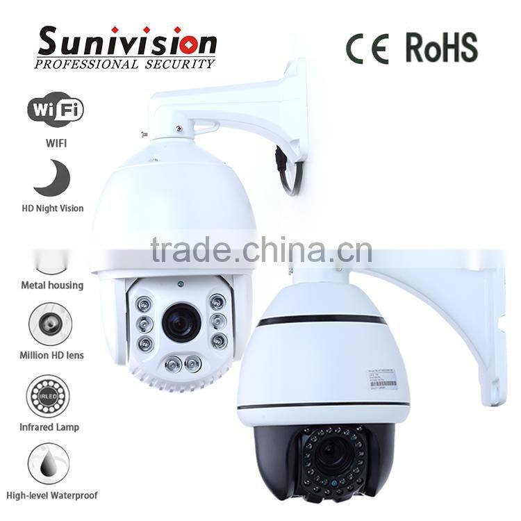 18X Optical zoom 1080p 1.3mp dome waterproof p2p 360 degree outdoor camera ip cctv camera