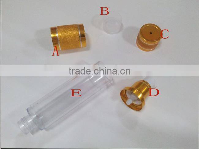 30ml aluminum cosmetic airless pump bottle wholesale