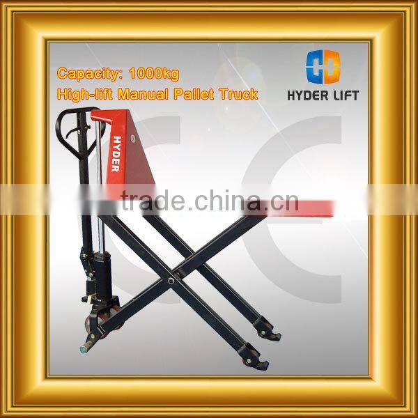 High lift manual pallet trucks used electric motors