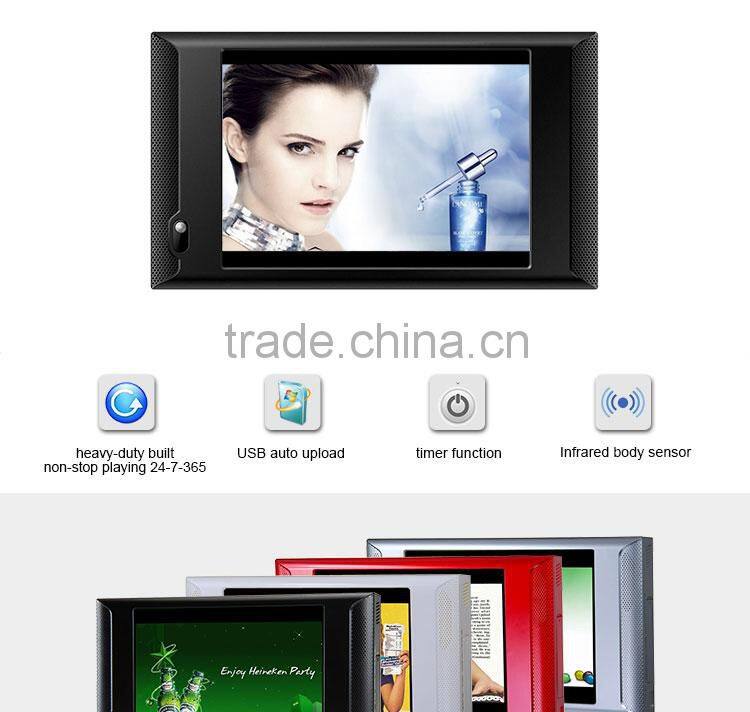 Flintstone 10" lcd store shelf lcd digital signs usb mp4 video player commercial use auto loop play lcd advertisement monitor