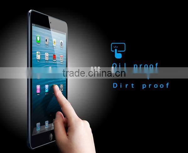 High quality tempered glass anti finger print 2.5D 9H hardness