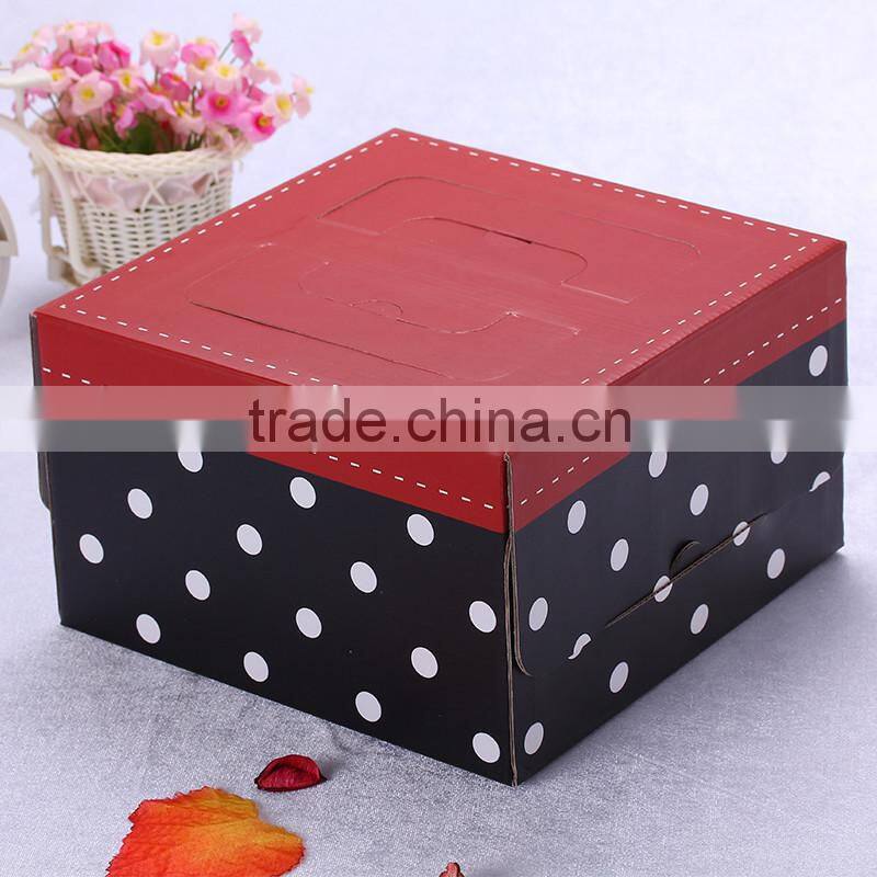 Wholesale customize 12 inch wedding cake boxes
