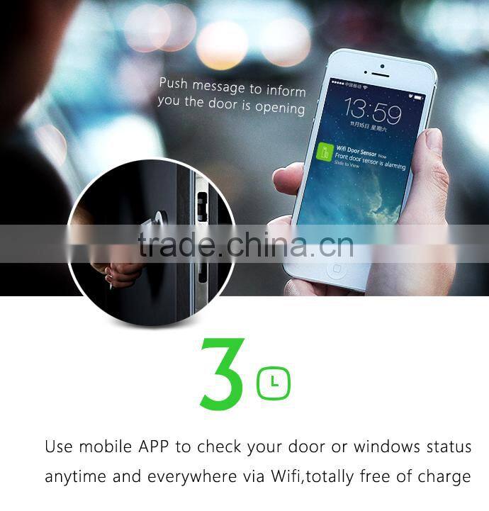 Door sensor & wireless door sensor with WIFI and APP