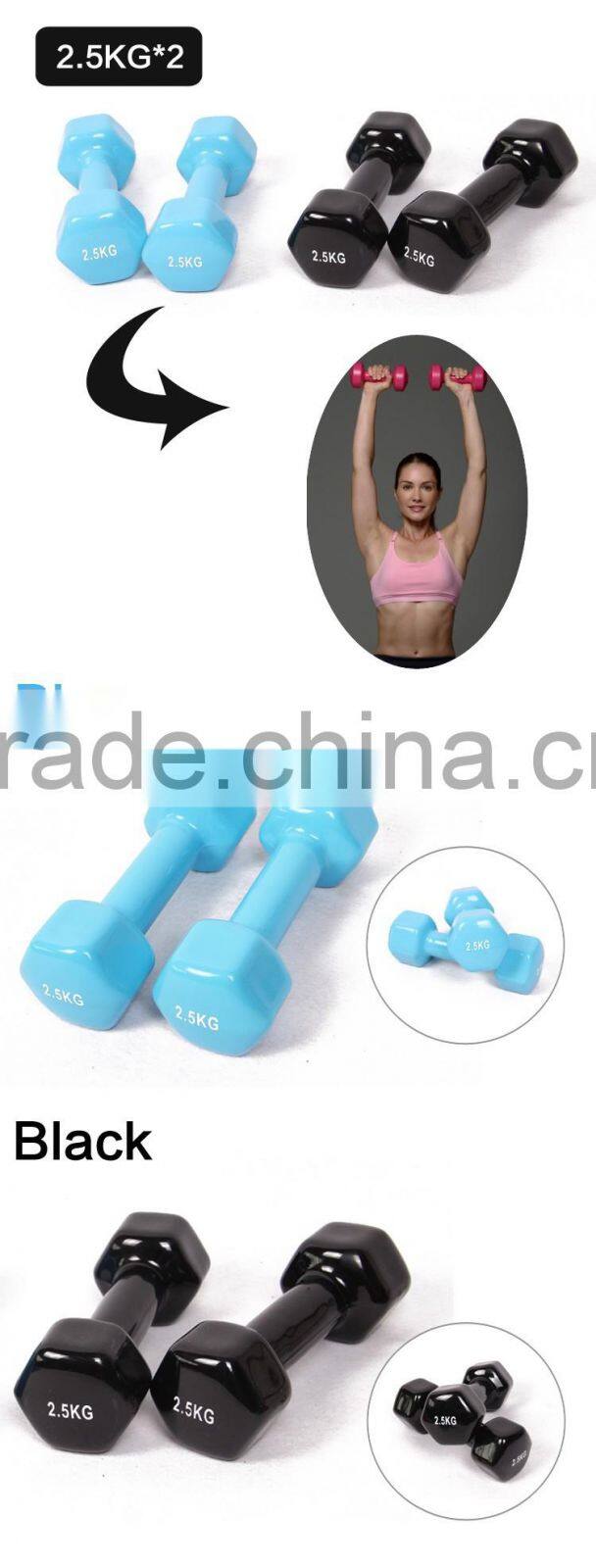 Dip dumbbell / smooth luminous and colorful / high-end fitness