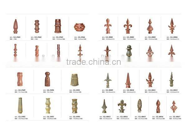 High quality Aluminum adorned accessories for outside gates GL-E002