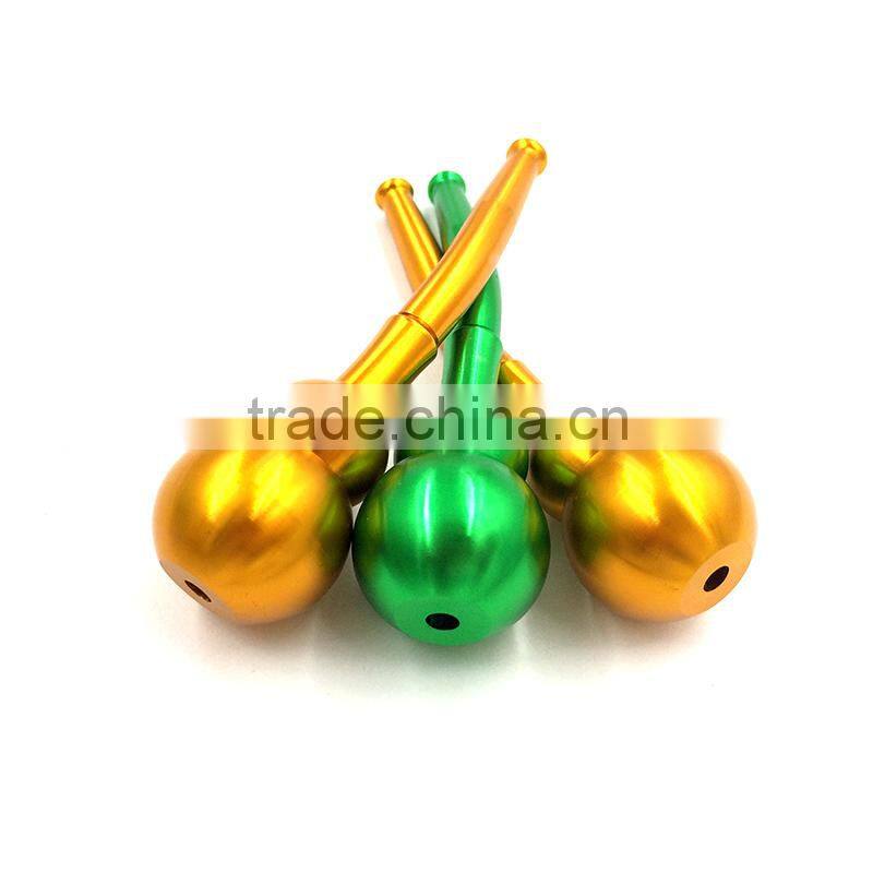 2015 New mental smoking pipe gourd pipe bending type