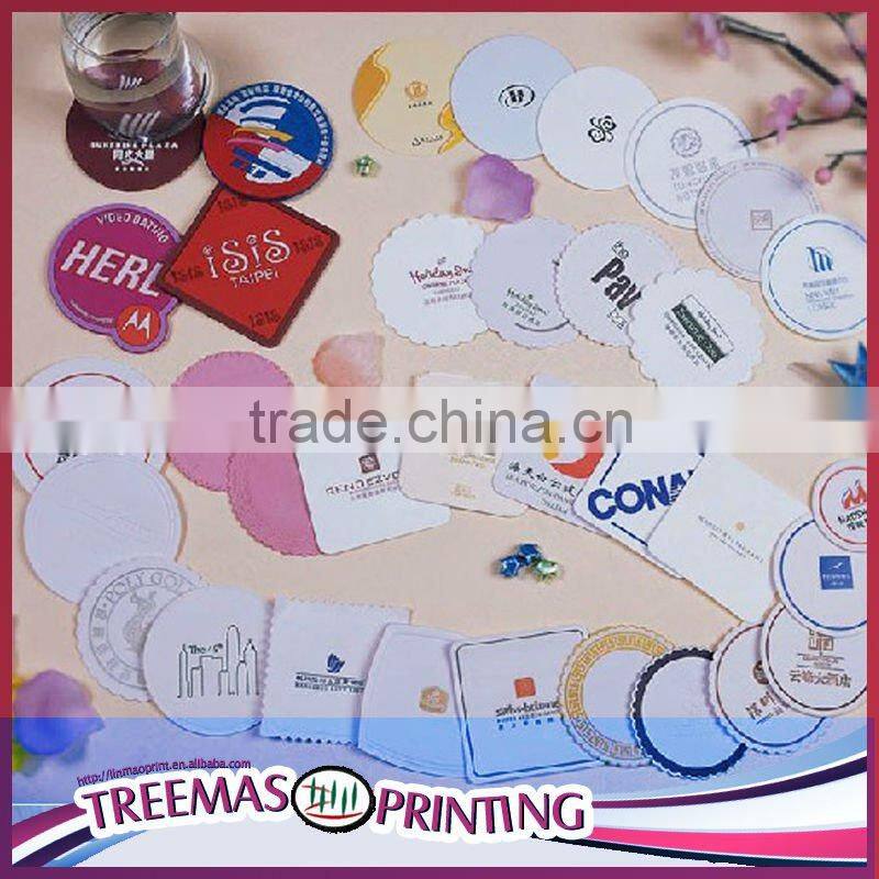 customized round beer coaster!