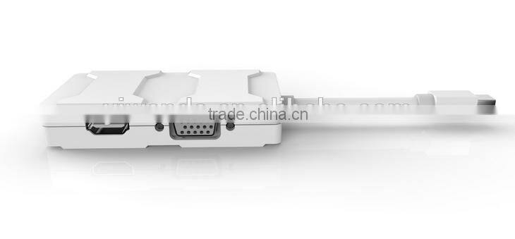Mini displayport to HDMI+VGA+DVI cable adapter for Mac-book,Mac book Pro,Mac Book Air and other multimedia