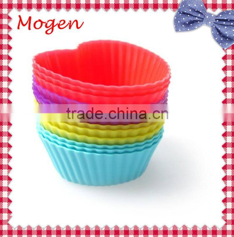 Baking Cup Cupcake Liners six vibrant colors cup Silicone Baking Cups,Cupcake Liners