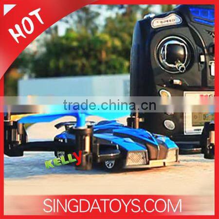 389 2.4G 4 Channel 6-axis LCD Controlled RC Flying Car Toy