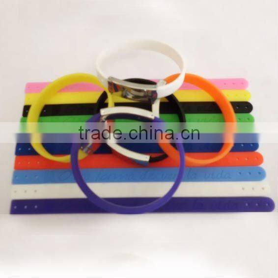 HOT saling Silicone Ion Wristband ,funny silicone bracelet