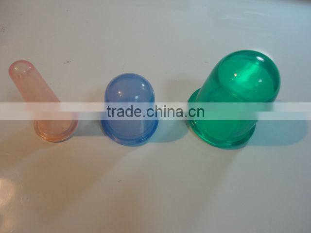 Silicone vacuum suction cup for massage