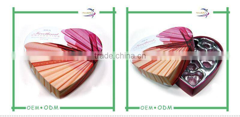 new coming cheap simple heart shape chocolate box