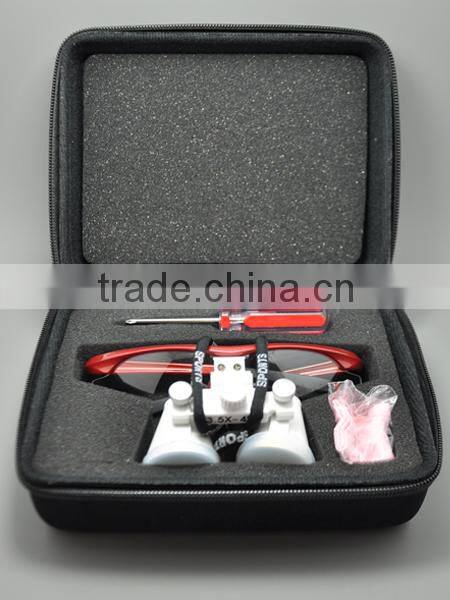 Dental supply 2.5X & 3.5X magnifying lens with light /dental loups