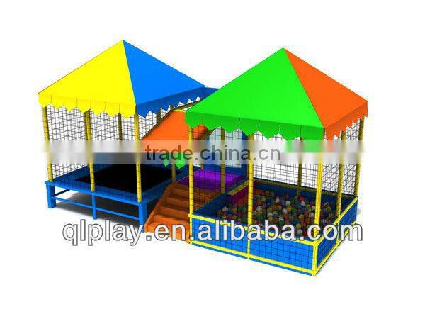 2016 Indoor Soft Play , Colorful Sea Ball Pool,Kids Trampoline ,Software Ladder QL15-1007A