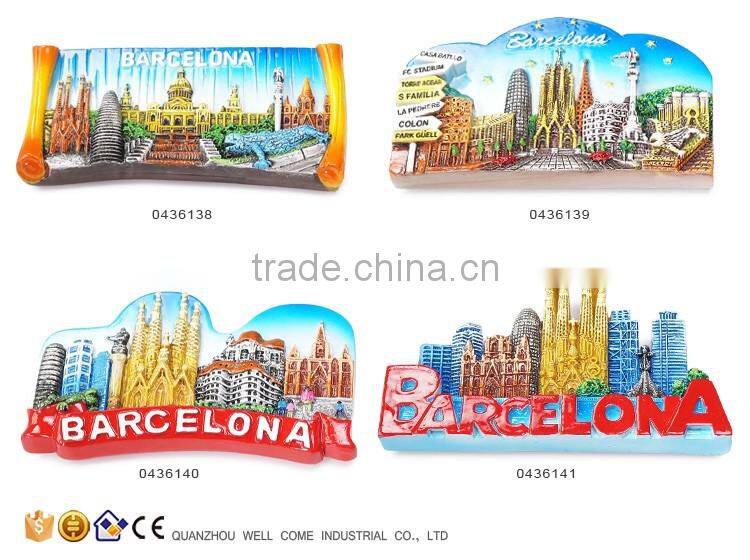 Barcelona Fridge Magnet City World Promotional Gifts