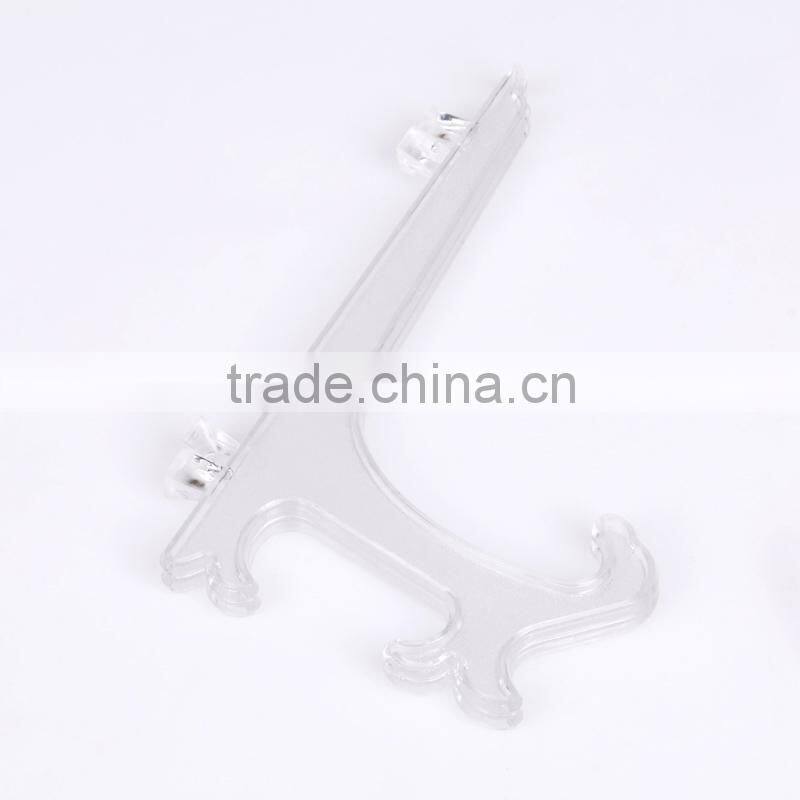 Black color acrylic plate display stand for 8" plate