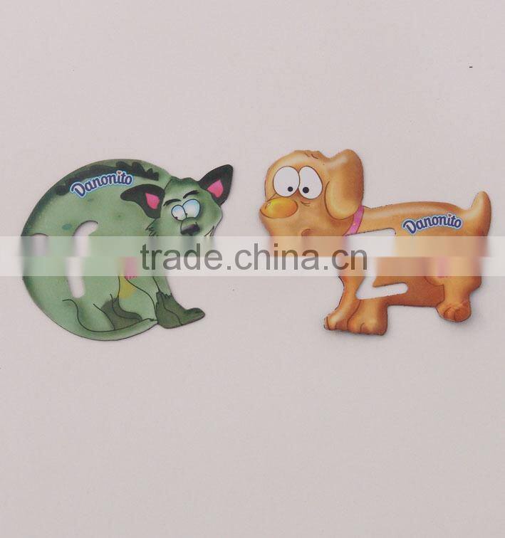 Fashionable custom shaped magnetic fridge sticker