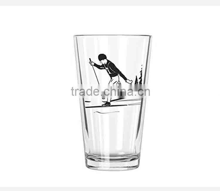 ARC International new design 16-Ounce printed Pub Beer Glass cup