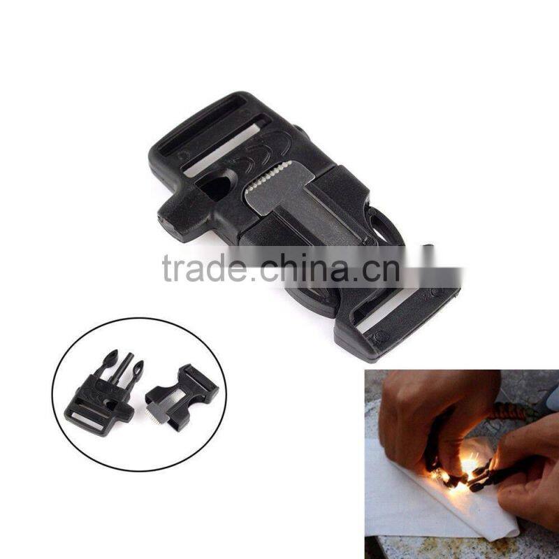 Hot selling good quality paracord bracelet with fire starter