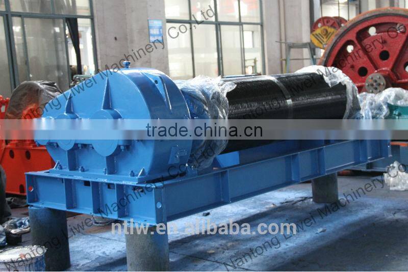 new design 30KN double drum high speed winch for sale