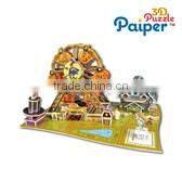 Christmas craft 3d paper puzzle ornament innovative toys for children