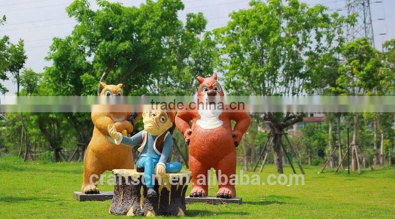 magnesia material decorative garden statue with large size