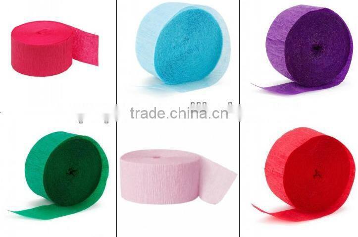 color crepe paper in rolls metallic adhesive paper art and craft supplies
