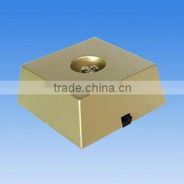 Heart led light base for crystal acrylic centerpieces