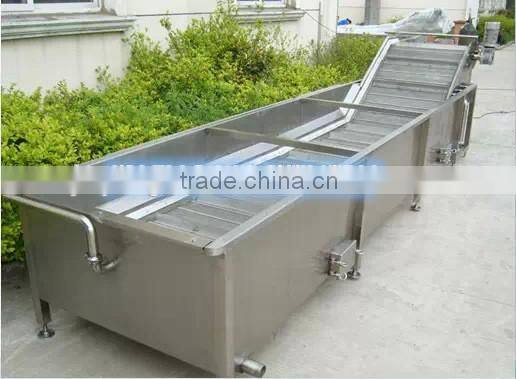 Air bubble flow washer fruit washer