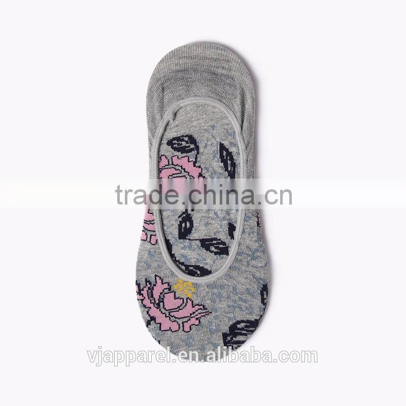 Custom Cotton Knitted Women No Show Ankle Invisible Sock