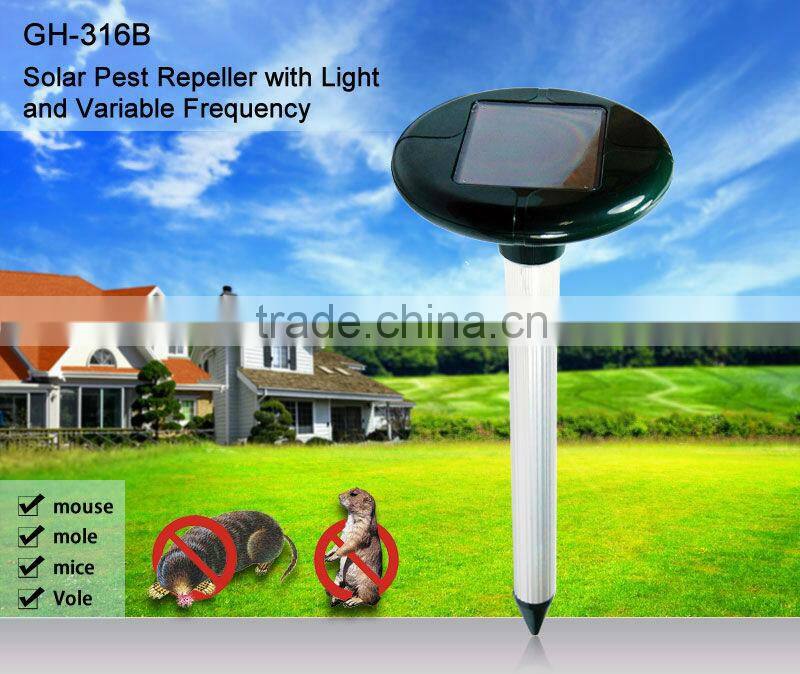 Solar electronic Rodent Repellent mole repellent GH-316