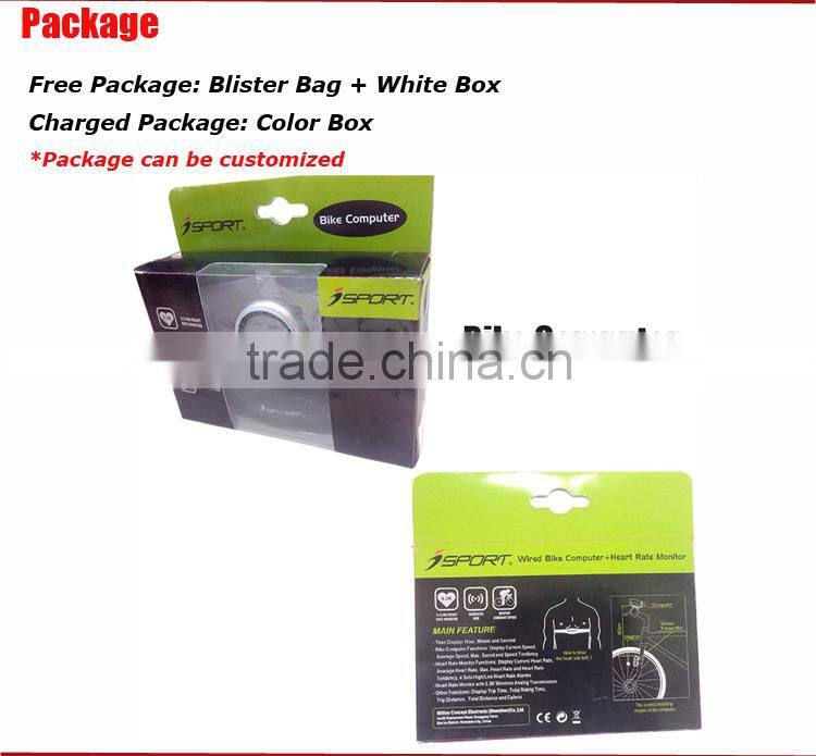 Good Price Wired Electric Waterproof Bicycle Computer with Durable Backlight