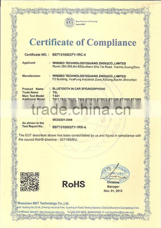 2016 Hot selling Car accessories FM transmitter, Car radio FM transmitter, 12v/24V FM transmitter car mp3