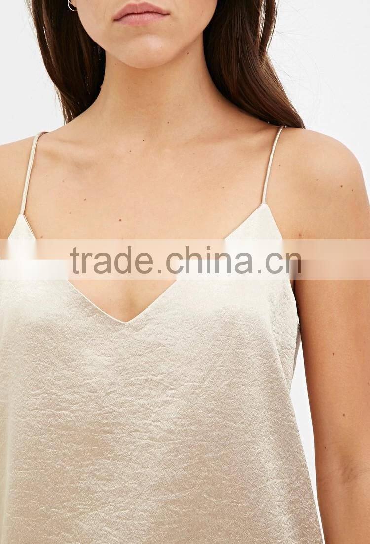 2016 Casual Contemporary Metallic Cami Shift Dress For leisurely Life Women