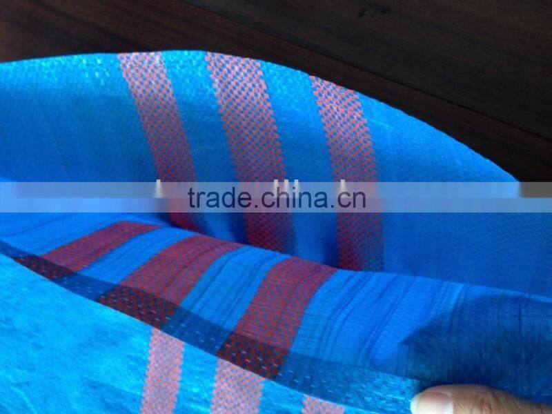 50kg plastic transparent eva bag with logo bags of rice,fertilizer packaging pp woven bag