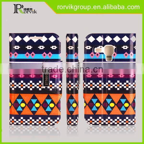 black hybrid hard case card holder wallet with great price for Samsung Galaxy S7560