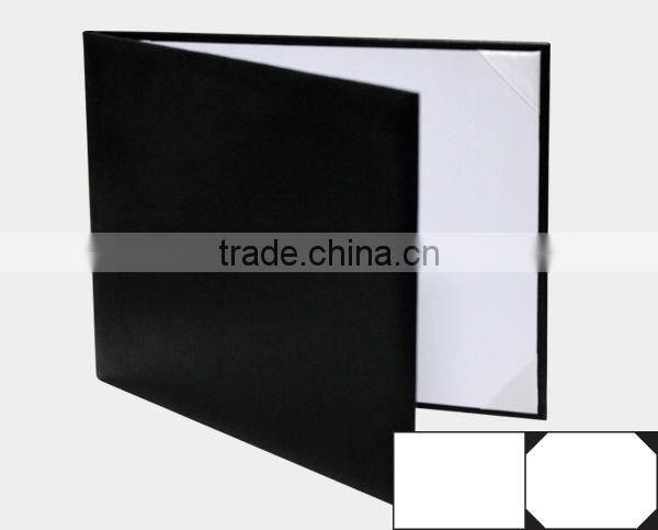 Brown Paper Diploma Folder With Four Satin Corners-Tent Style