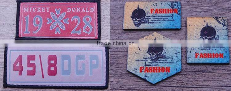 Custom flat irons with private jeans washing main label