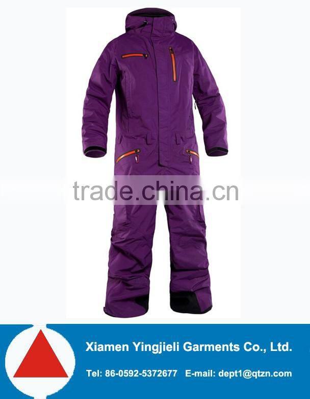 2014 OEM factory profesional one piece ski suits