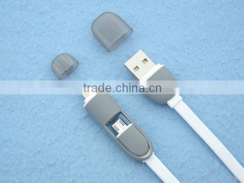 newest model V8 and 5s together usb cable for iphone 5 & for iphone5s & android phone
