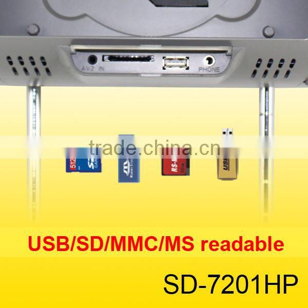 Headrest TFT-lcd minitor car universal headrest monitor