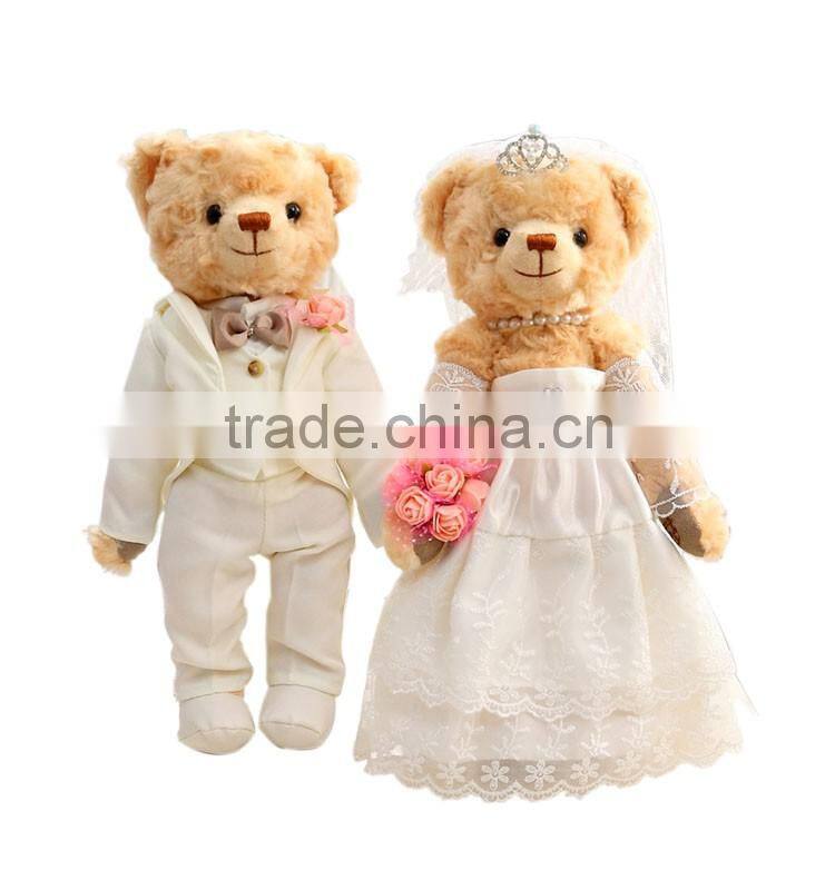 St plush wedding accessories bear toys teddy bear dolls lover
