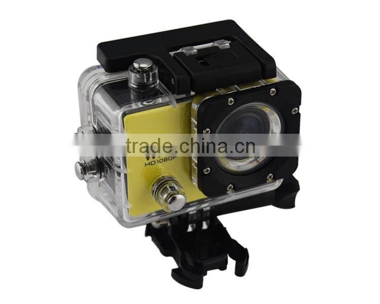 Ultrathin Wifi Action Camera 1080P full HD Car Camera DVR 30M Waterproof 2.0Inch TFT Helmet Camera Sport DV