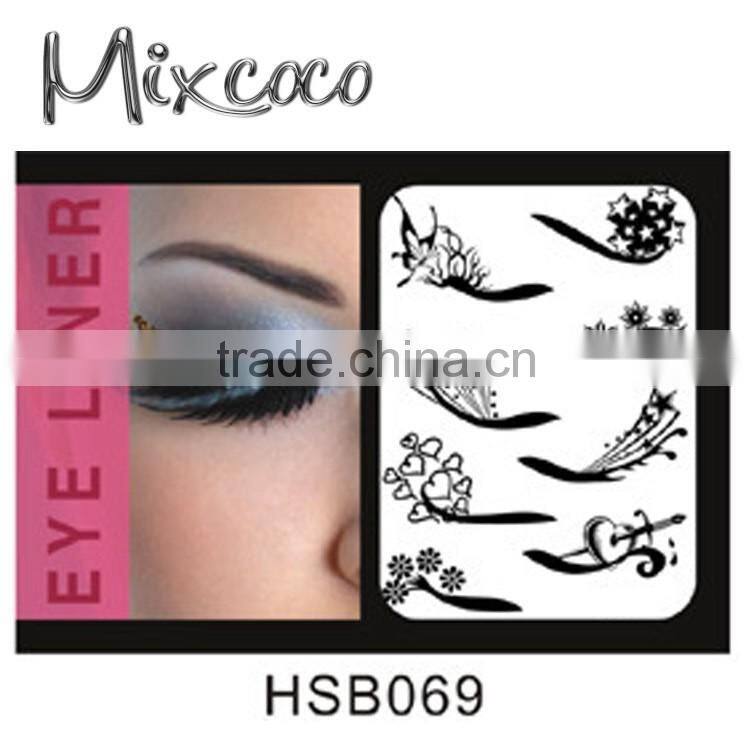 2016 Halloween Eye Tattoo Makeup stickers Eyes Eyeshadow/Eyeliner Sticker