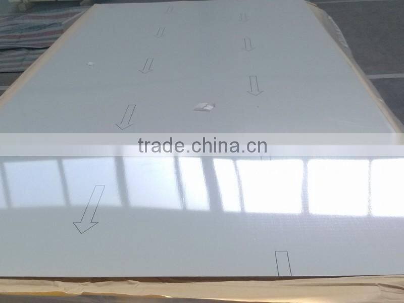 Orange color PE single coated 1060 H24 corrugated aluminum roofing sheet 900mm width