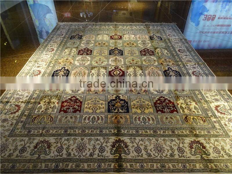 persian hand knotted silk carpet guangzhou wholesale carpet hand knotted pure silk carpet 8x10