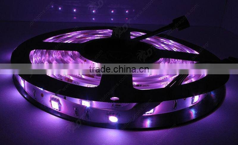 2016 Hot Waterproof 12V 5M flexible 5M 150 RGB 5050 remote control rgb bulb